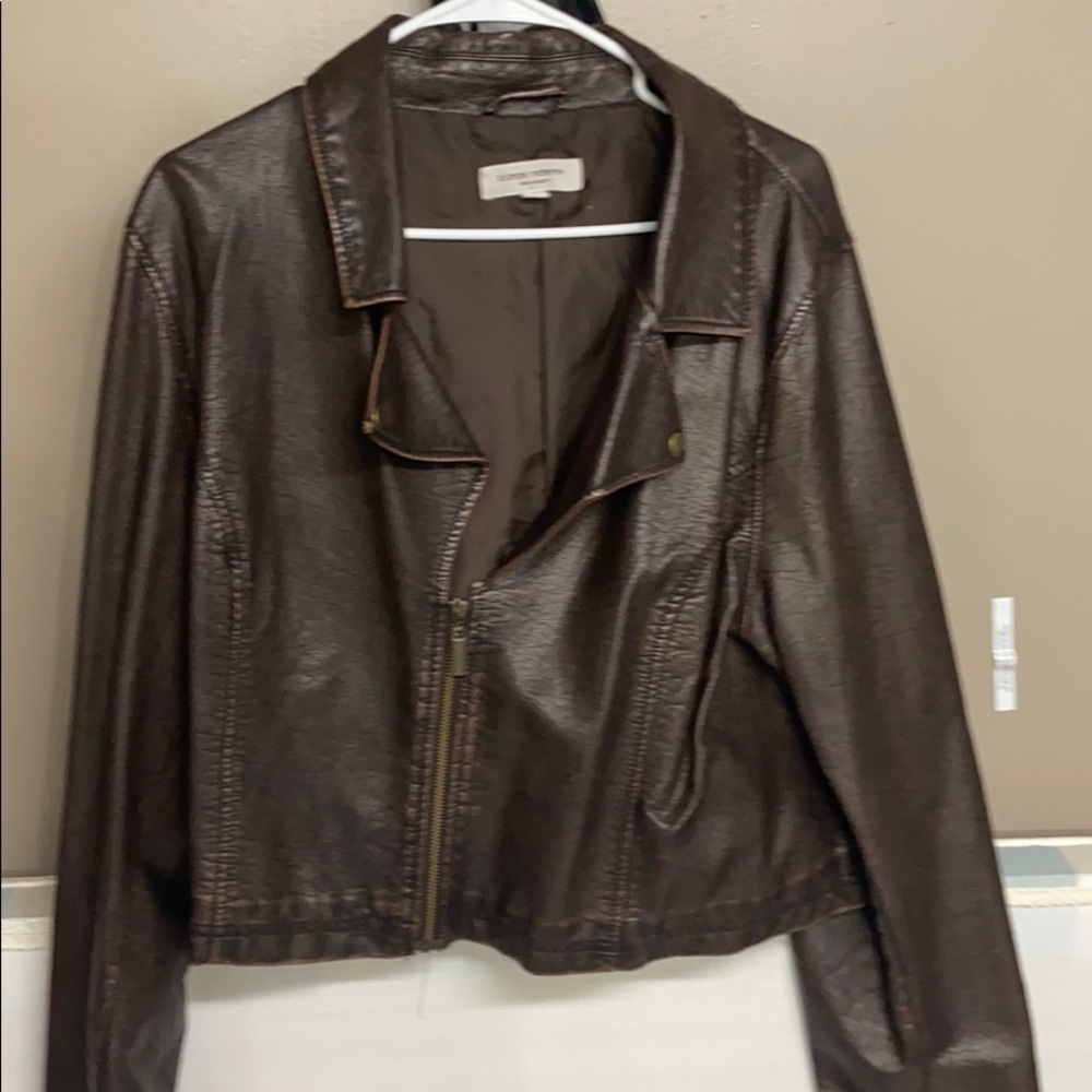 Faux Leather Jacket